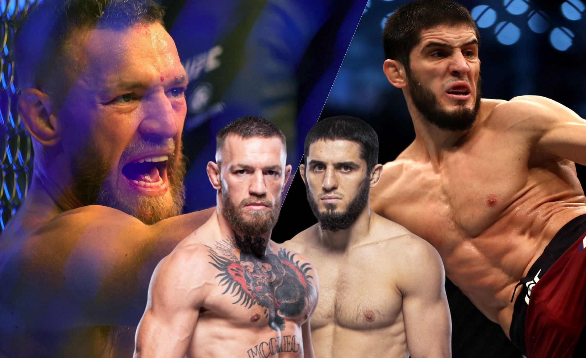 Conor McGregor (Left) says he will fight Islam Makhachev (Right) (Image courtesy of ufc.com)