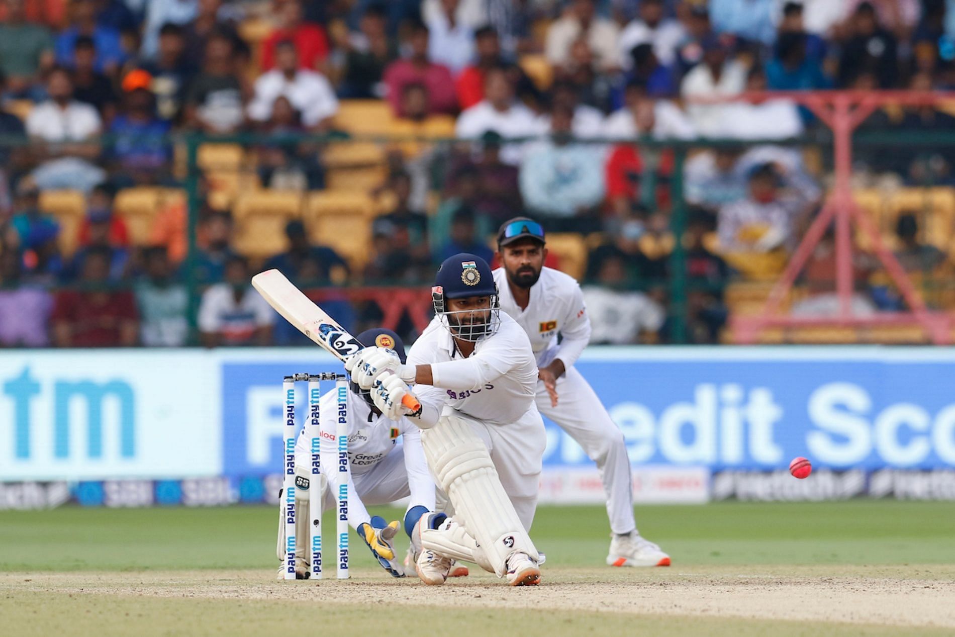 Rishabh Pant scored a record-breaking fifty. Pic: BCCI