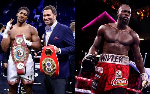 Eddie Hearn has revealed that Anthony Joshua wants Deontay Wilder next