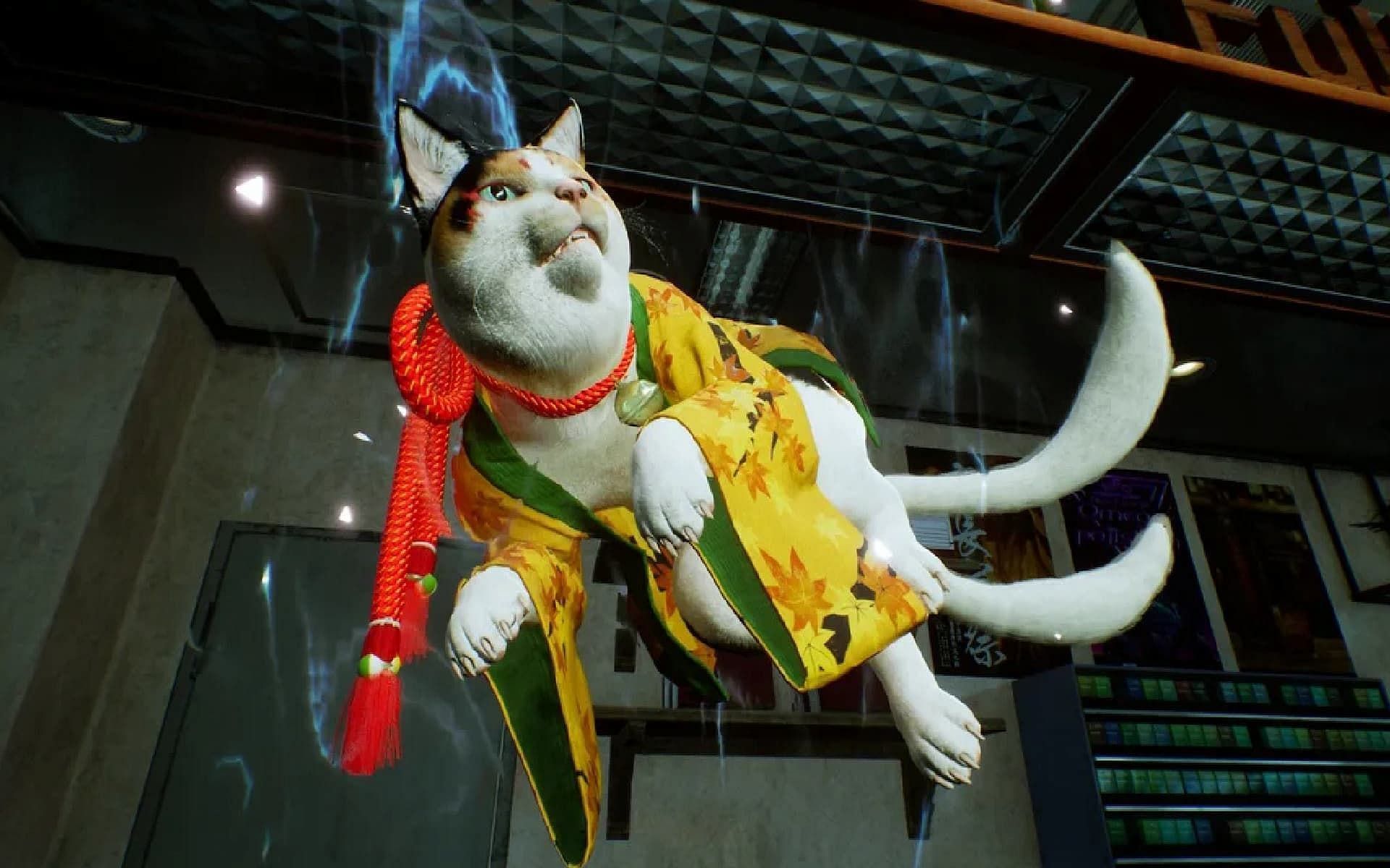 Tokyo is filled with felines (Image via Tango Gameworks)