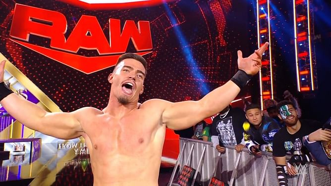 Austin Theory responds to being in his first WrestleMania singles match