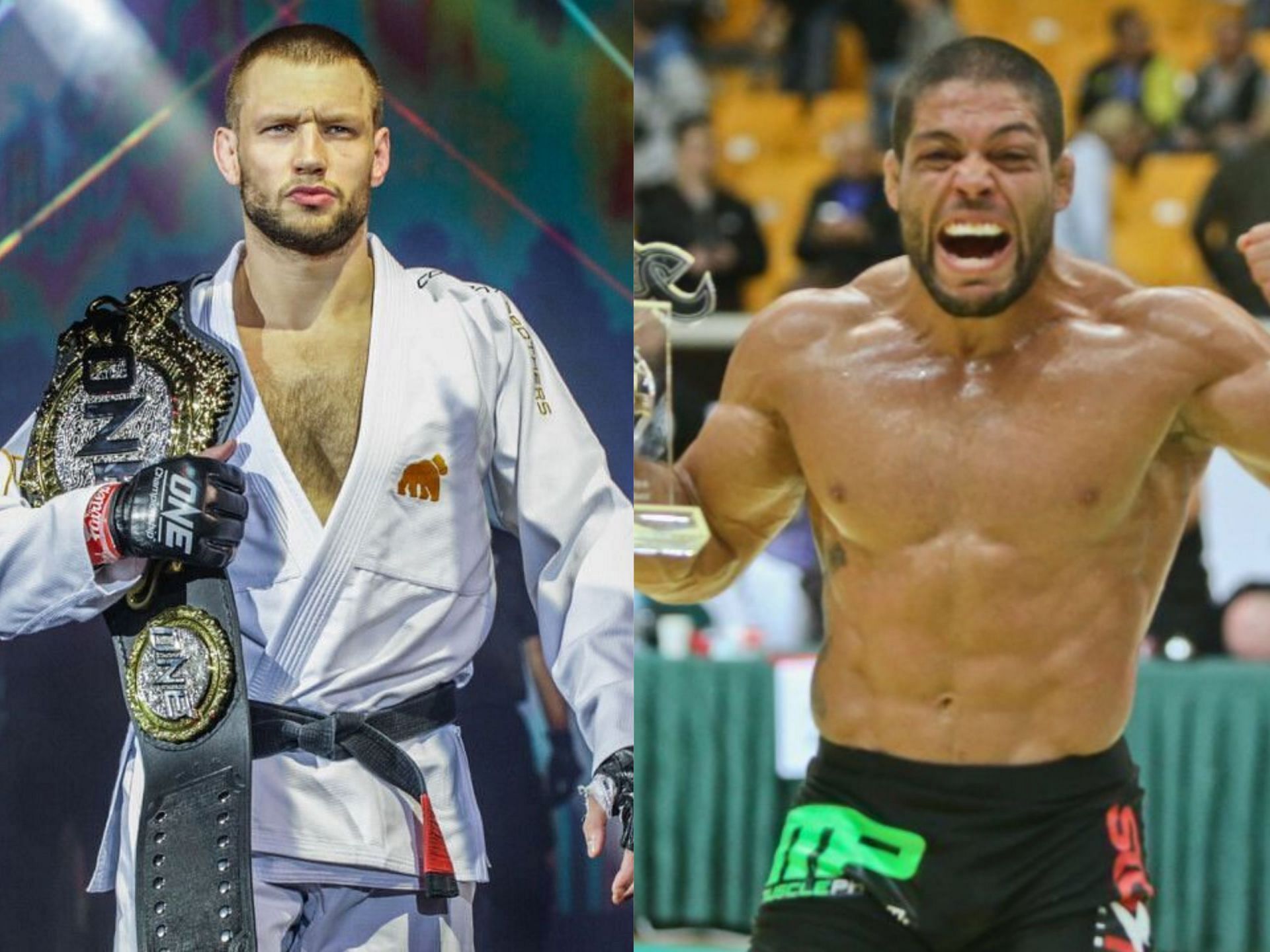 Reinier de Ridder (left) and Andre Galvao (right). [Photo: ONE Championship]