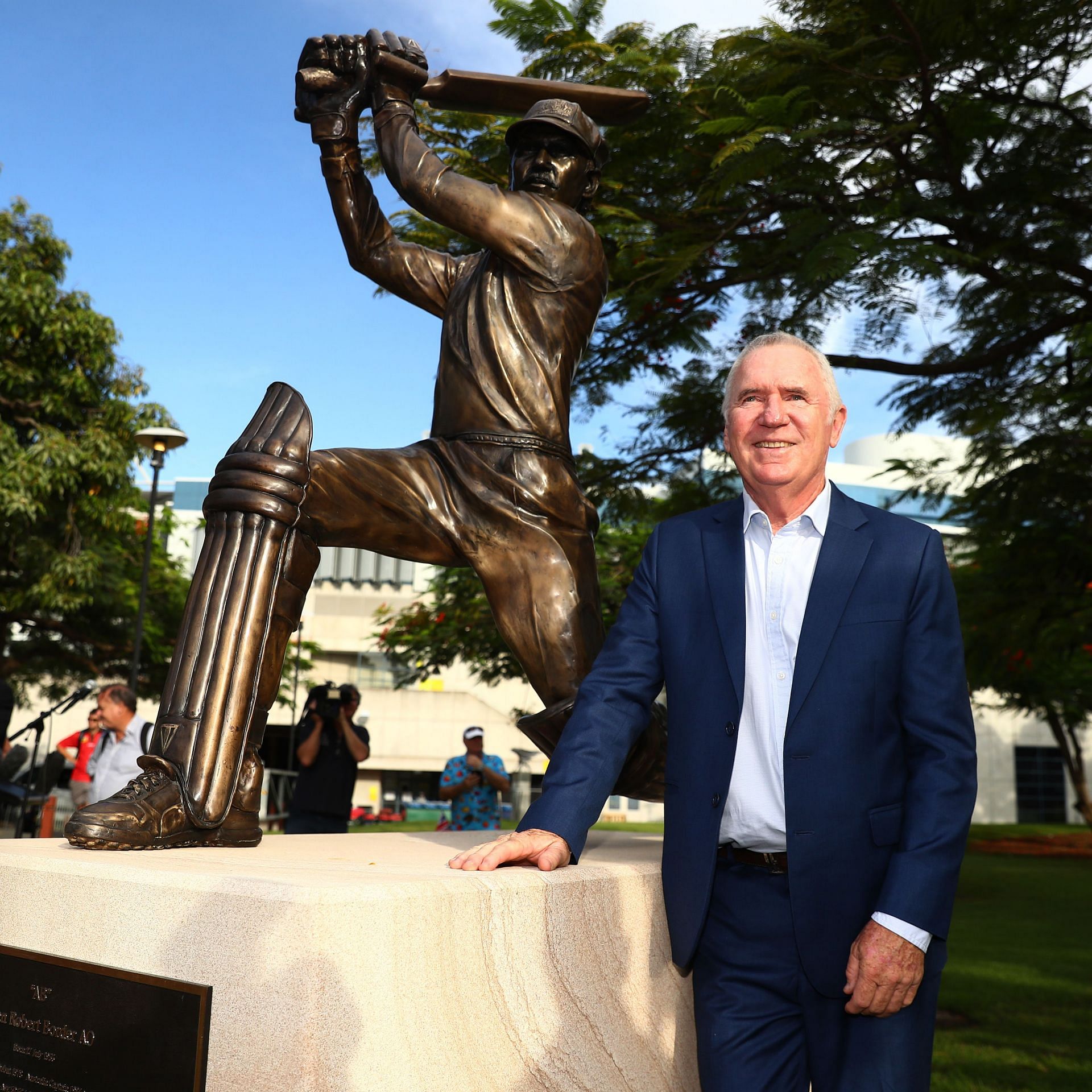 Allan Border Statue Unveiled