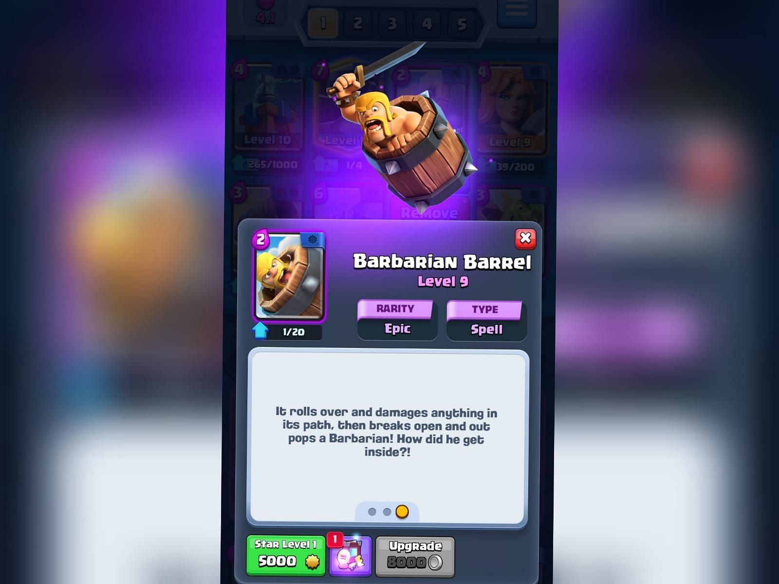 Barbarian Barrel (Image via Sportskeeeda)