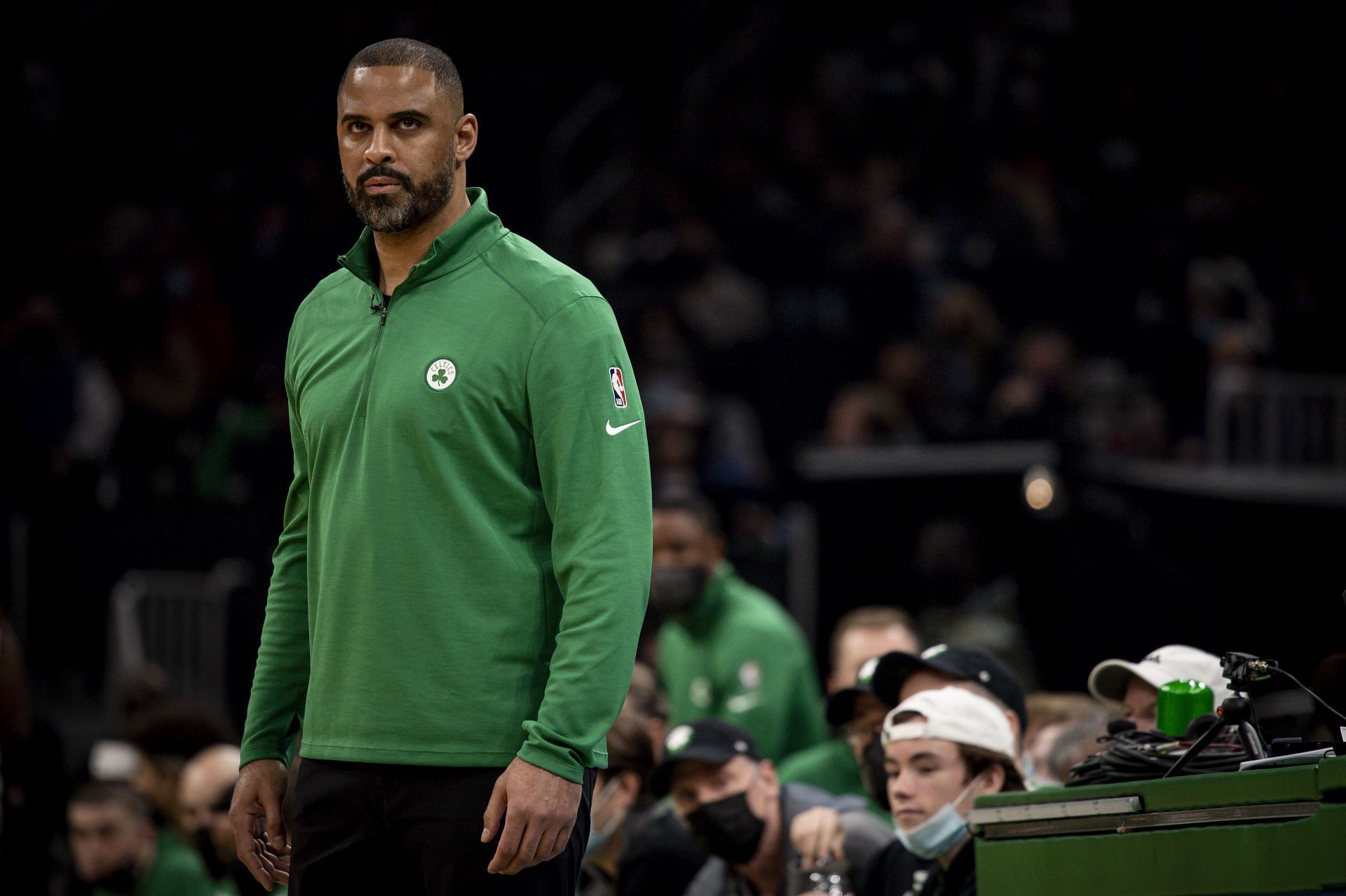 Head Coach Ime Udoka of the Boston Celtics