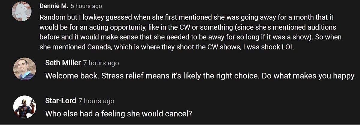 Valkyrae announces that she has canceled her month-long trip