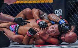 "Never beg for mercy" - Fans shower Rodtang Jitmuangnon with praise for not tapping to Demetrious Johnson at ONE X