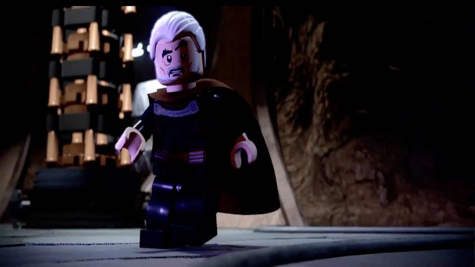 Burton plays the role of Count Dooku in game (Image via SW Gaming/YouTube)