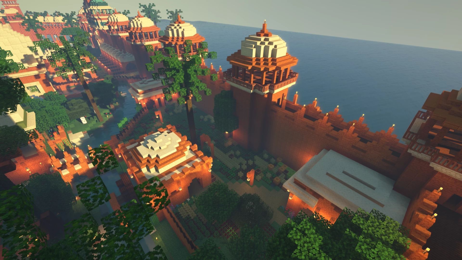 An example of the Mughal inspired builds (Image via planetminecraft.com)