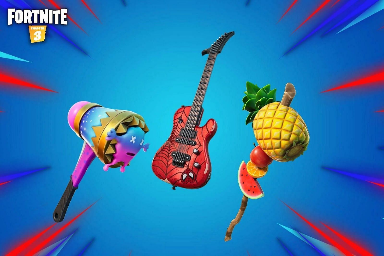 These are some of the coolest pickaxes in Fortnite (Image via Sportskeeda)