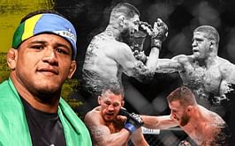 Khamzat took 1 strike in 4 fights, I hit him with 119 - Gilbert Burns on taking inspiration from Justin Gaethje and Michael Chandler's slugfest