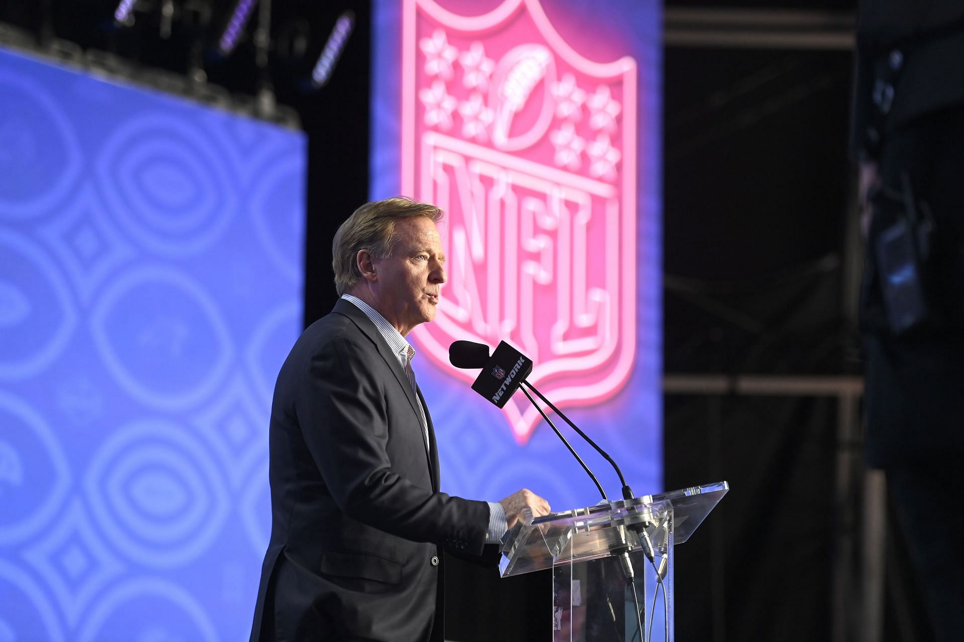 2022 NFL Draft - Round 1 NFL Commissioner Roger Goodell
