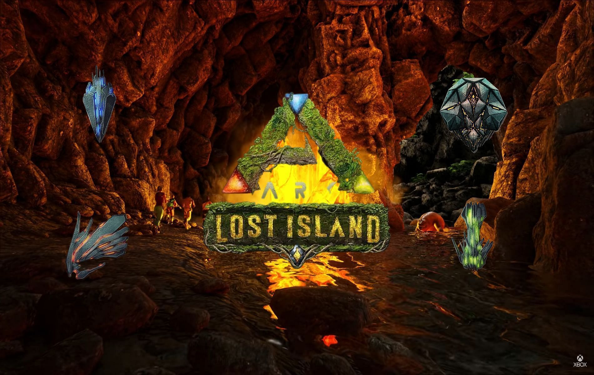 All the resources in Ark Lost Island (Image via Sportskeeda)