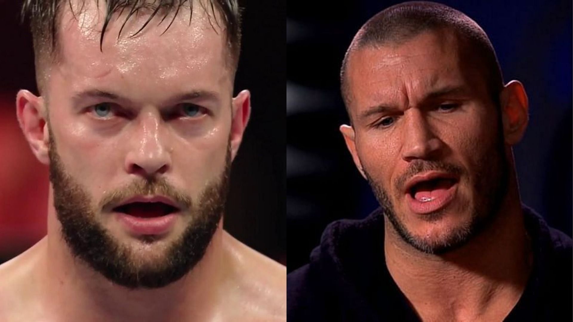 Finn Balor (left); Randy Orton (right)