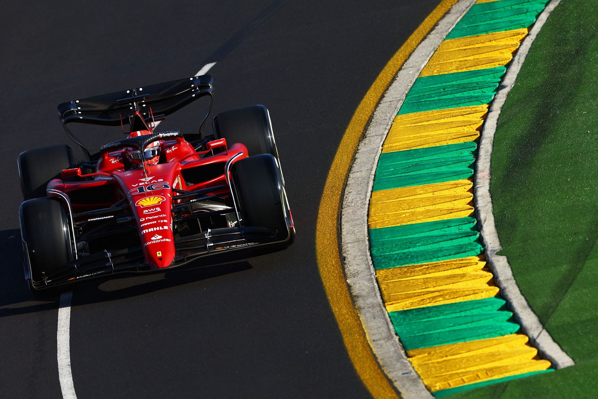 Charles Leclerc tested the upgraded floor the team brought to Australia during free practice sessions