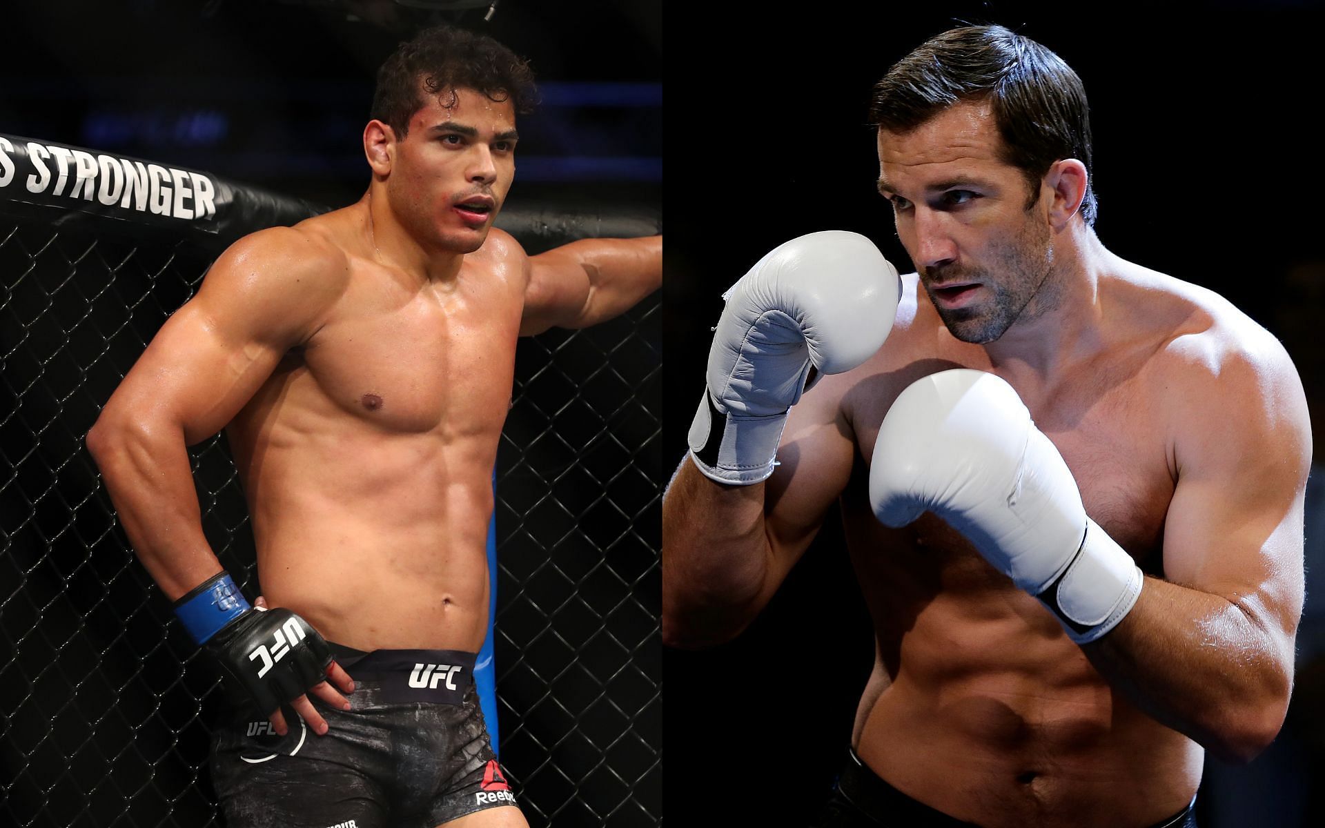 Paulo Costa (left) is willing to fight Luke Rockhold (right), if it&#039;s a fight the fans want to see