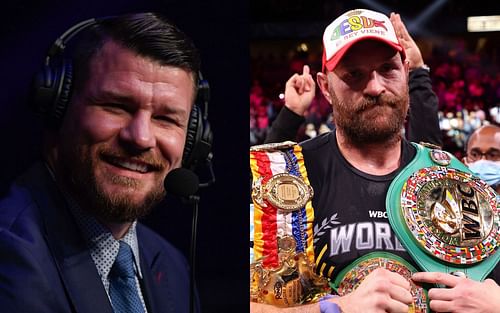 Michael Bisping (left); Tyson Fury (right)