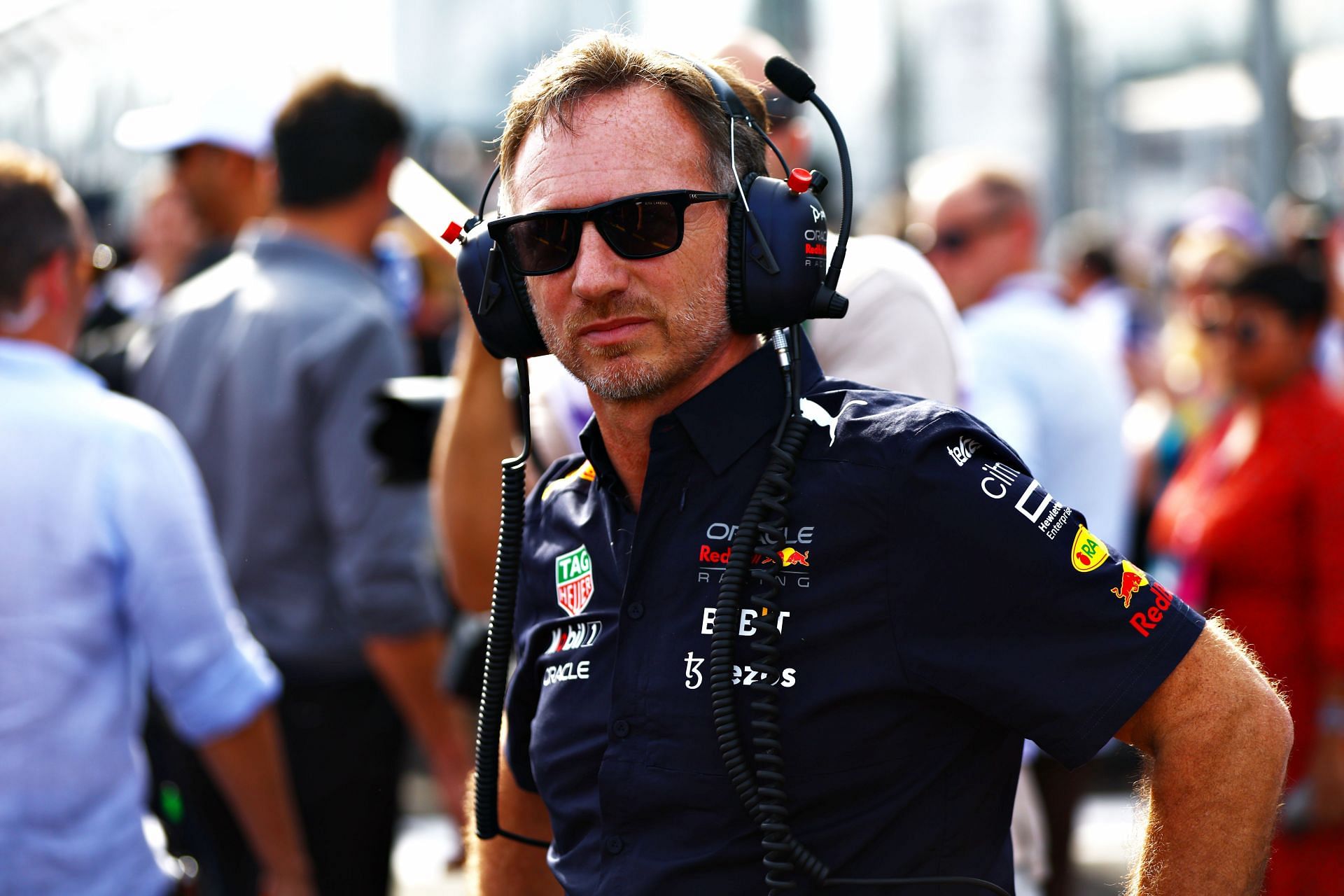 Chrisitan Horner, the team principal of Red Bull Racing at the 2022 Australian GP