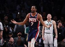 “If Kevin Durant just wore a size 17 sneaker he still misses both those shots” - Nick Wright criticizes Brooklyn Nets talisman as he misses two clutch shots in OT loss vs Bucks