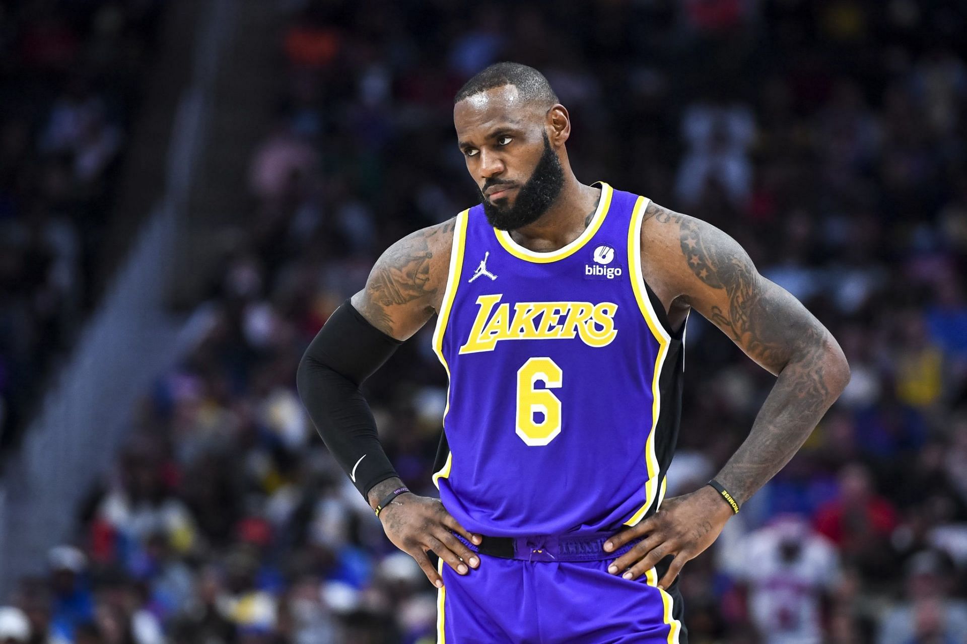 King James&#039; fingerprints were all over the roster construction of the Lakers this season. [Photo: The Spun]