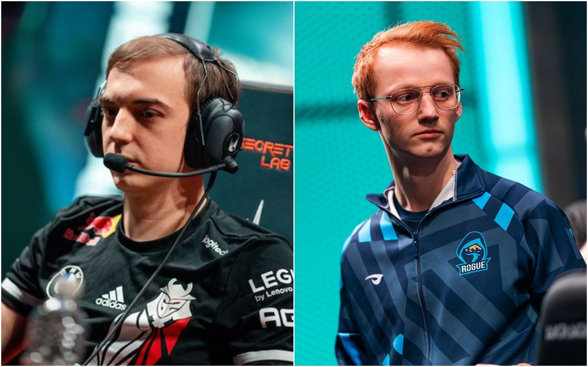 Caps vs. Larssen will be the featured match-up of the day when G2 and Rogue go head-to-head (Image via League of Legends)