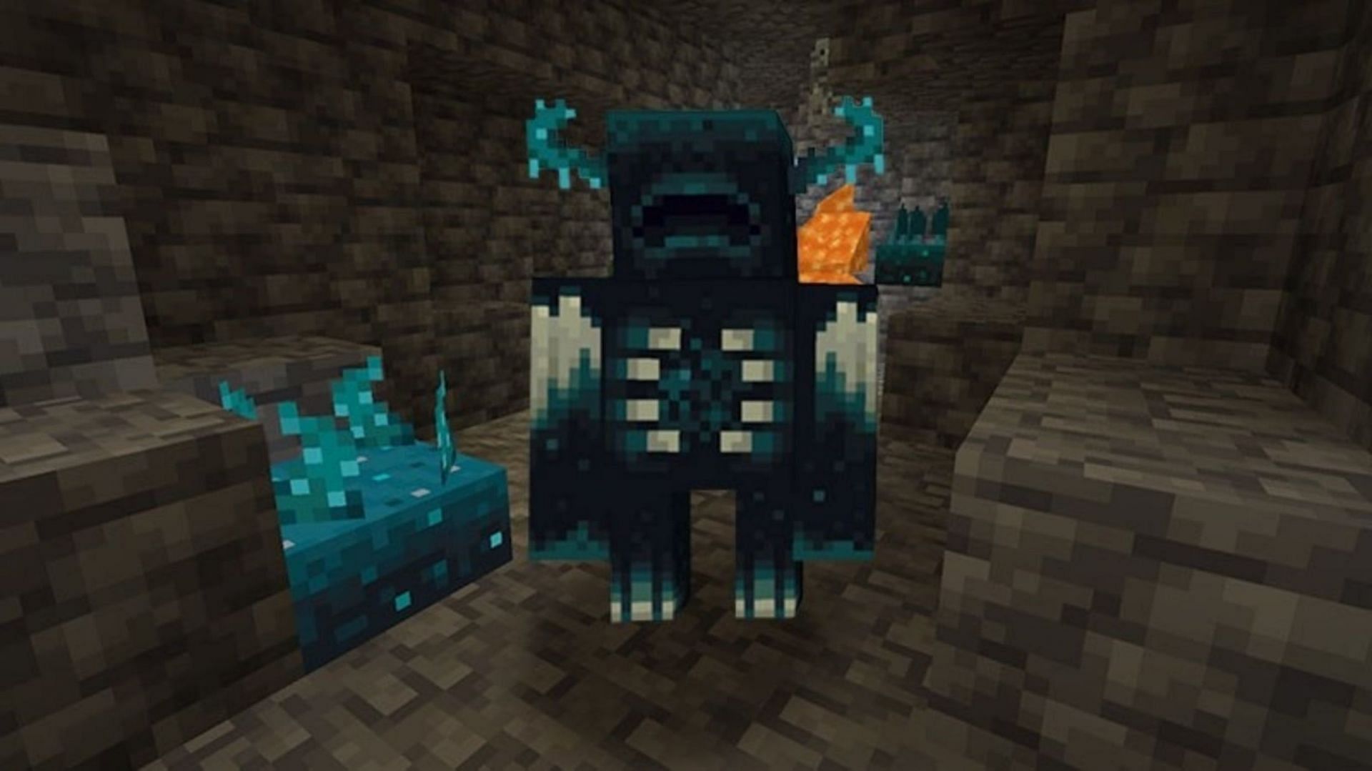 The Warden is one of the newest mobs to sport a high health total (Image via Mojang)