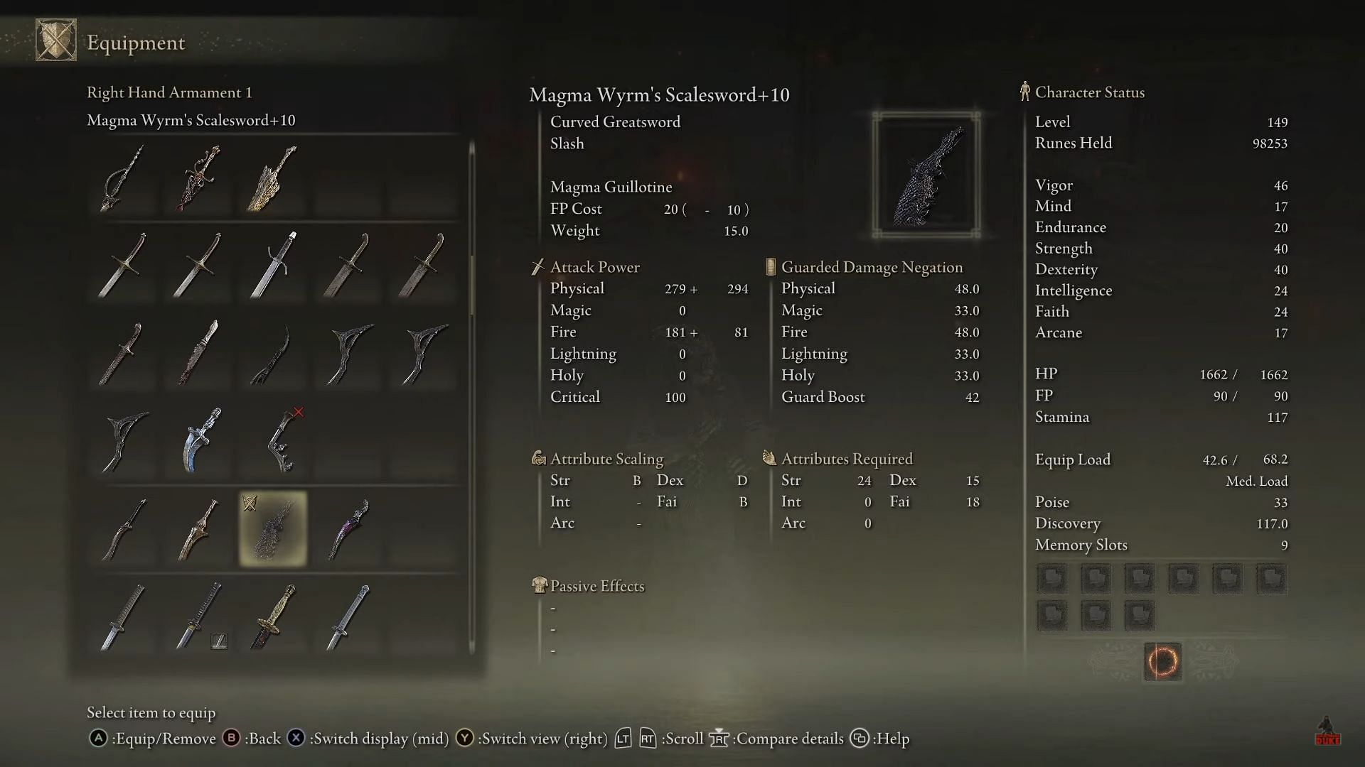 Magma Wyrm&#039;s Scalesword is extremely powerful even though it lacks in range (Image via TheNightmareDuke/YouTube)