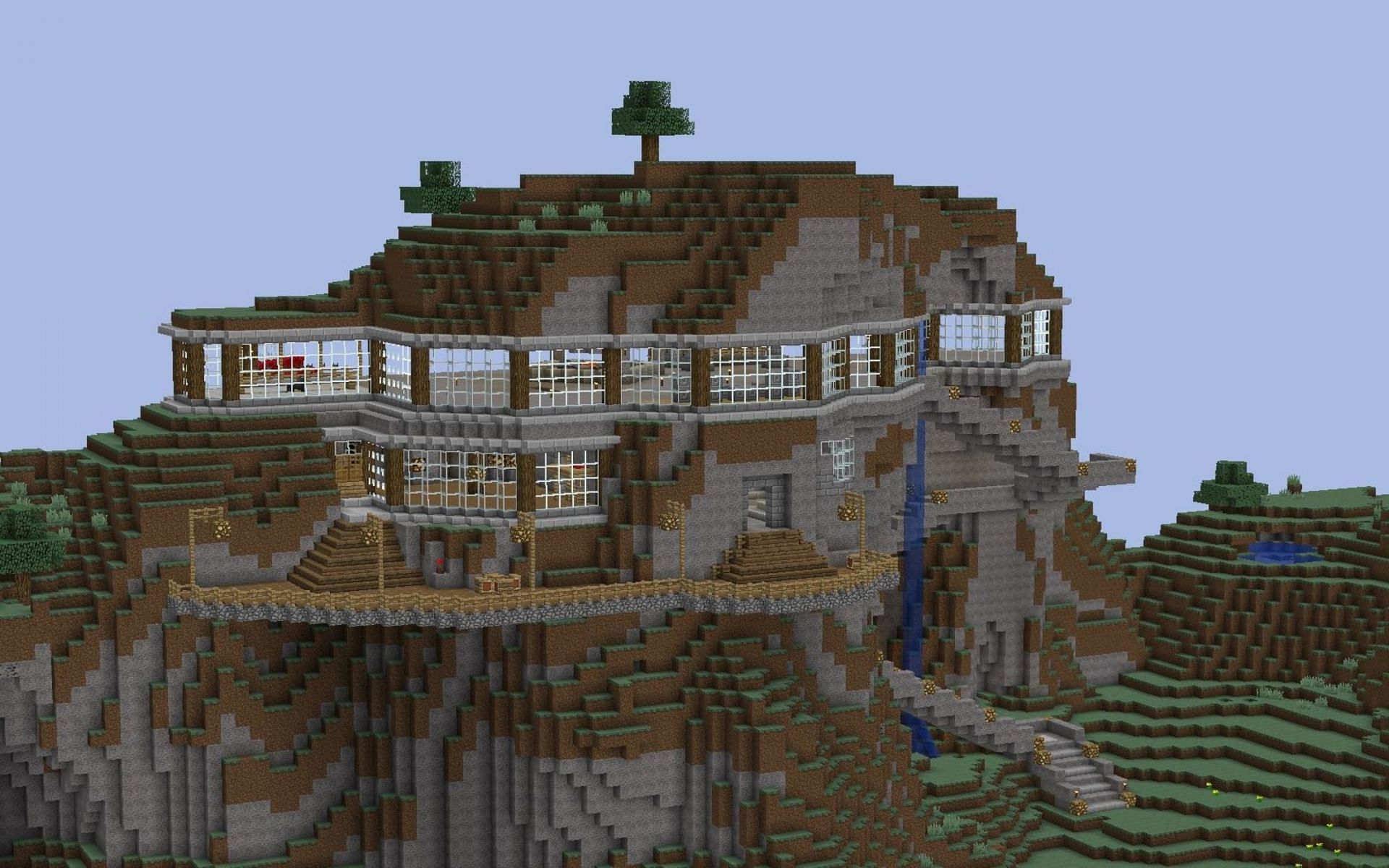 House in a mountain = best house : Minecraft