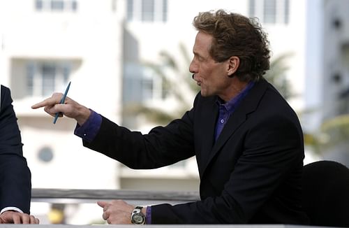 Skip Bayless at Super Bowl XLI - On The Set of ESPN - February 1, 2007