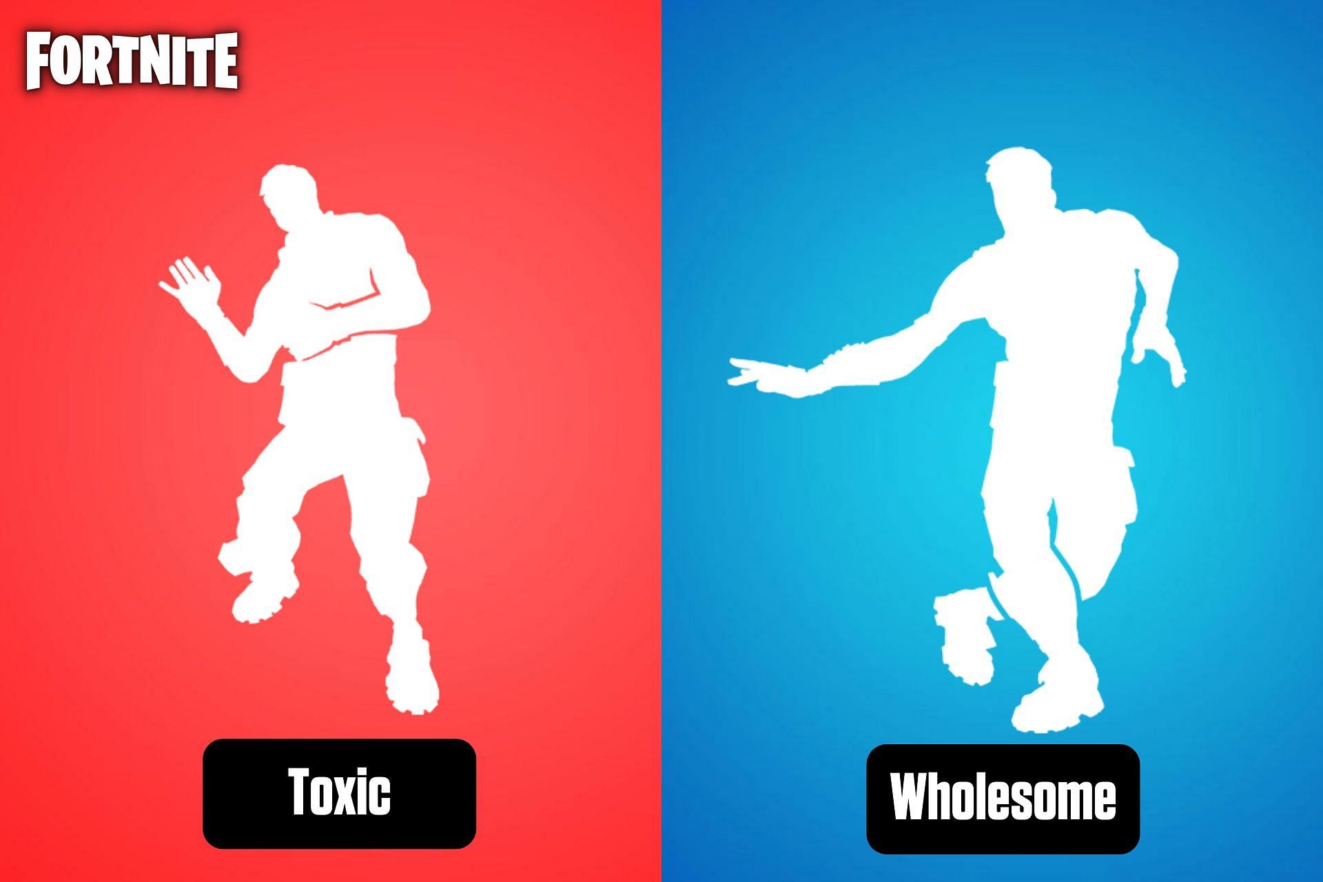Some Fortnite emotes are toxic, while others are as wholesome as they get (Image via Sportskeeda)