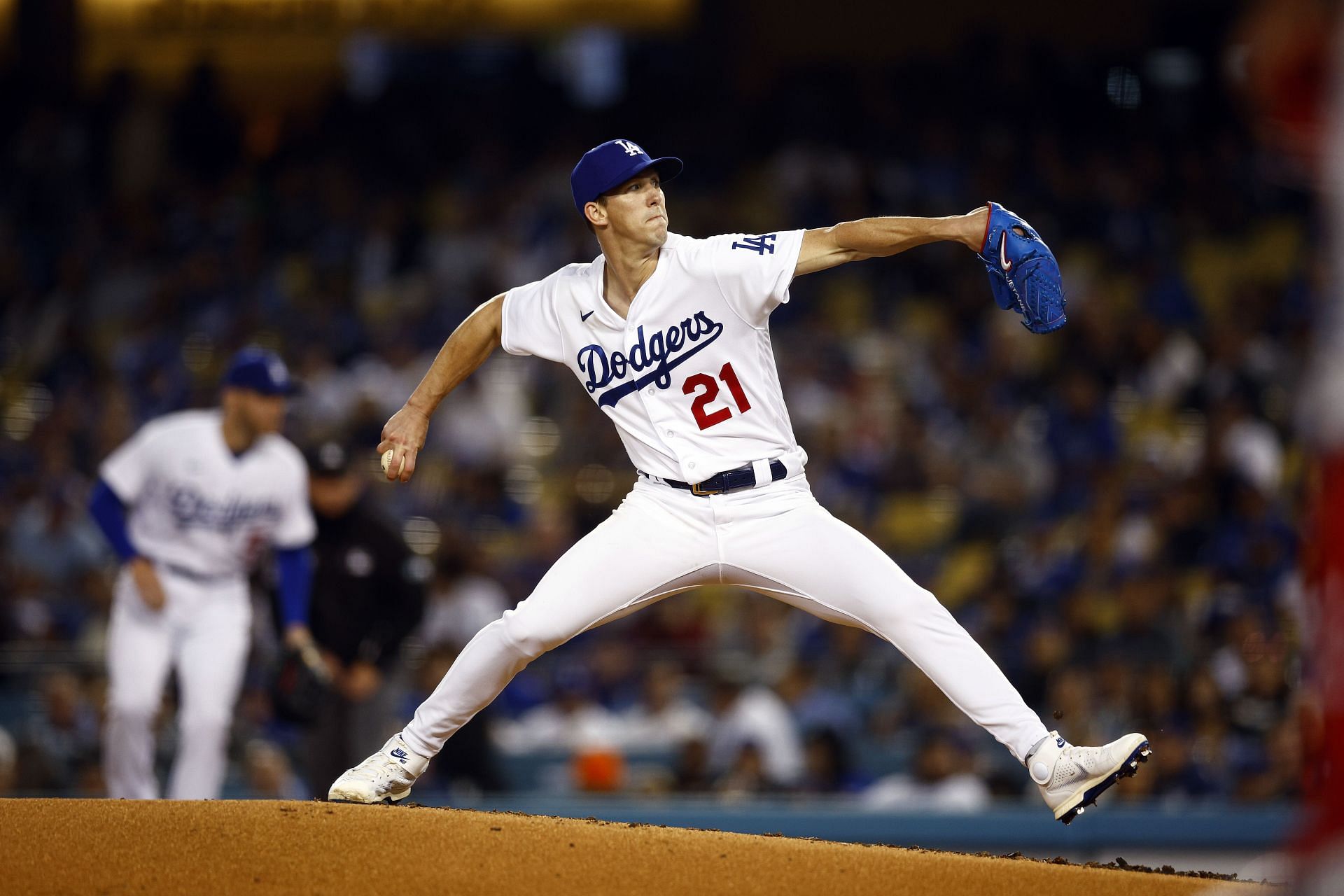 Walker Buehler started in last night&#039;s home opener for the Dodgers