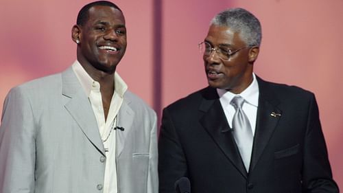 LeBron James and Julius Erving. (Photo: Heavy.com)