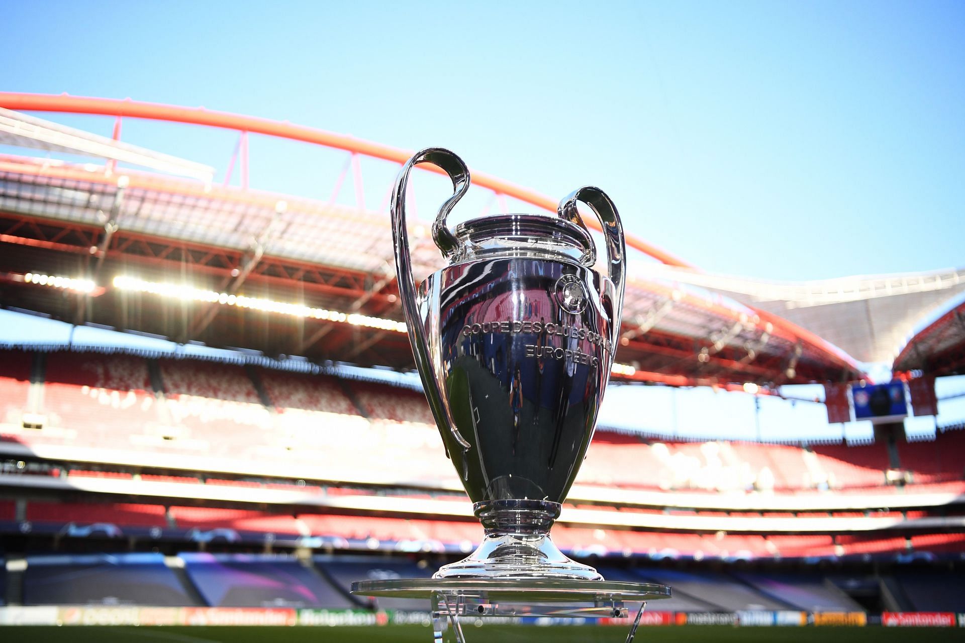 The UEFA Champions League trophy