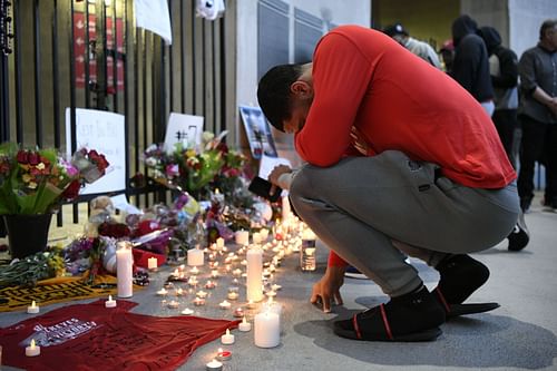 Candlelight Vigil Held for Dwayne Haskins Jr.