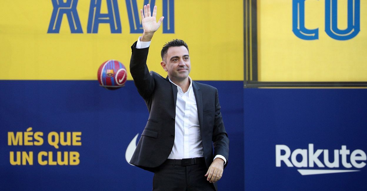 Xavi Hernandez replaced Ronald Koeman as the Barcelona manager in November 2021