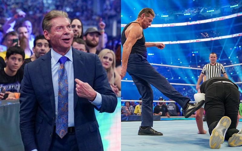 Vince McMahon stunned the WWE Universe with his in-ring return at WrestleMania