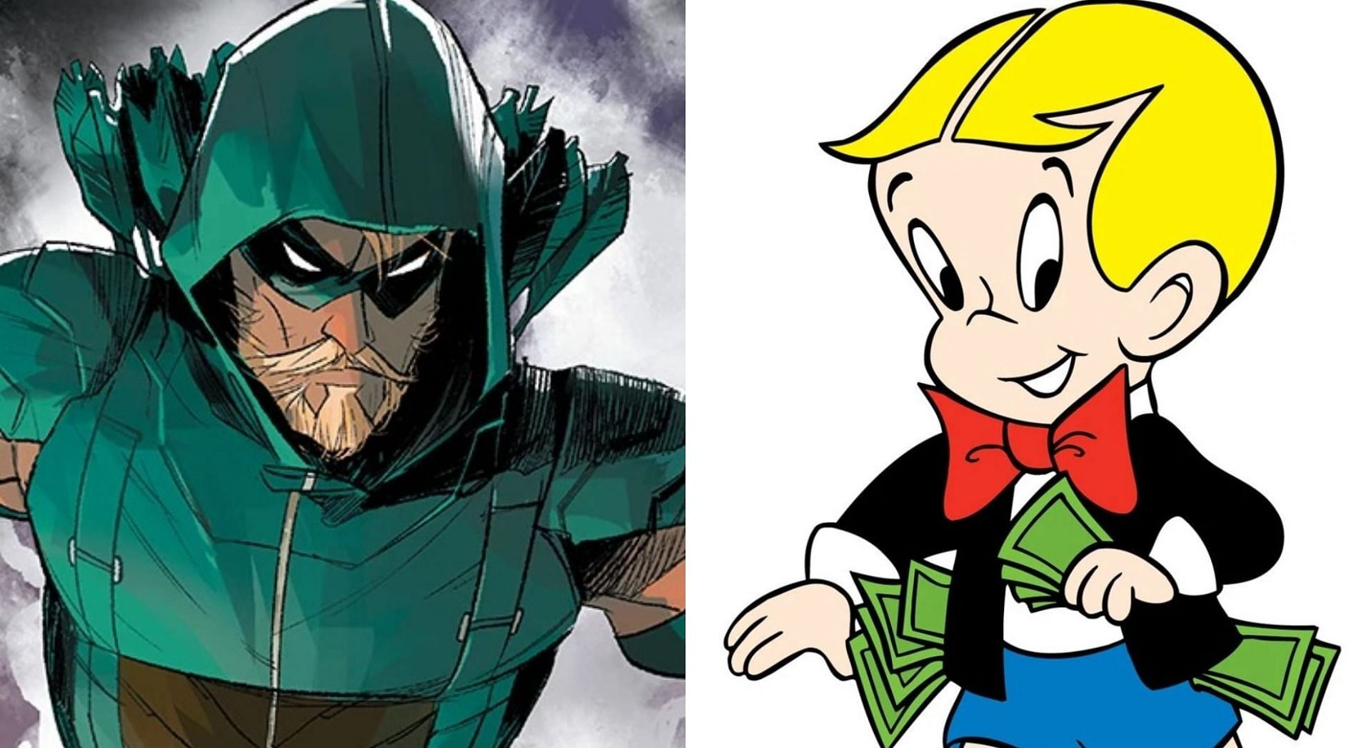 Richest comic book characters (Image via DC/Harvey Comics)