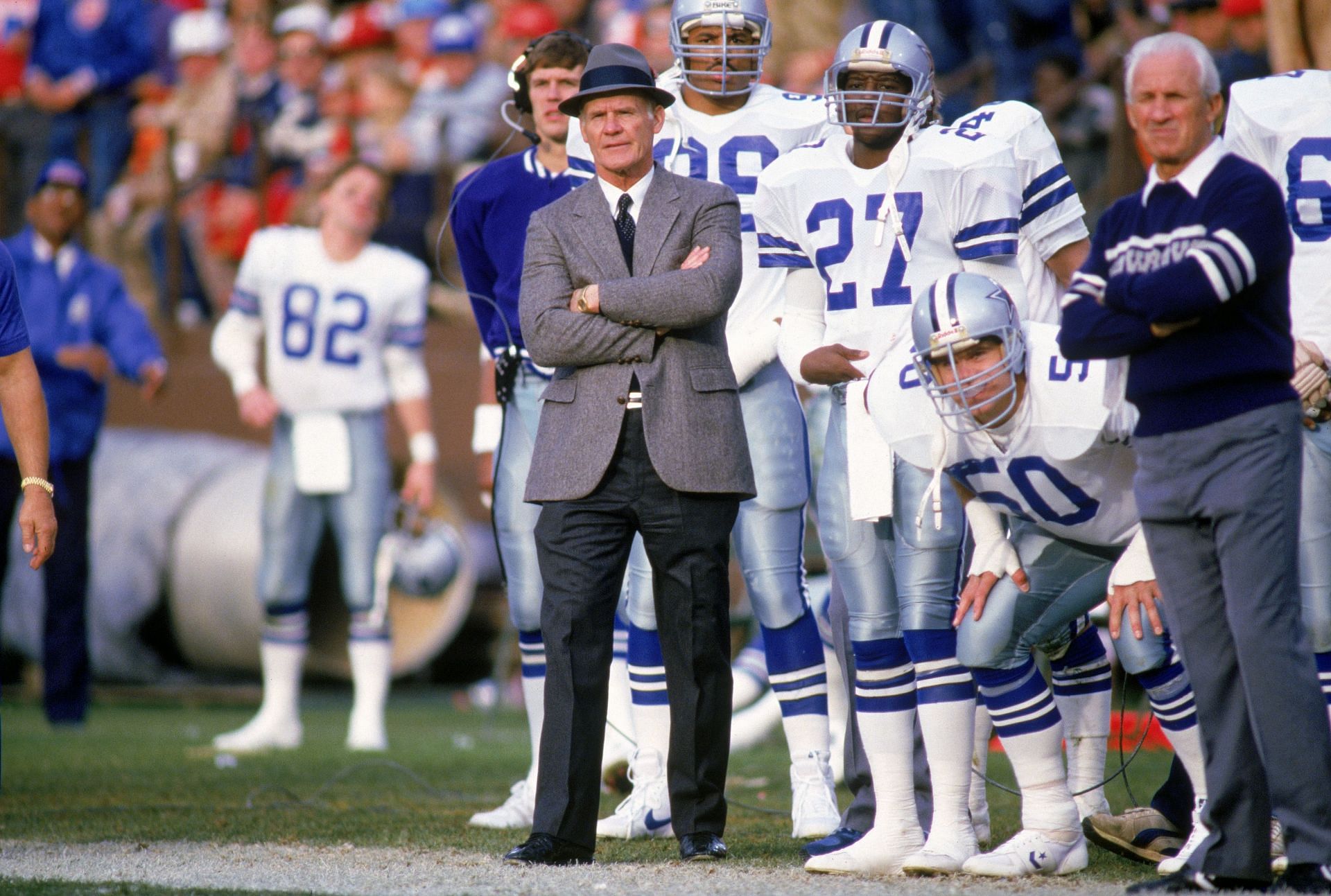 Dallas Cowboys head coach Tom Landry
