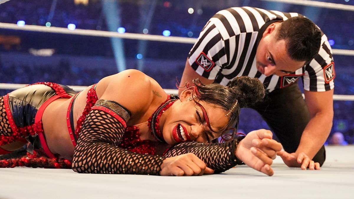 Bianca Belair sustained a nasty eye injury at WrestleMania
