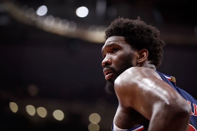 ICYMI: Joel Embiid gives the referees a sarcastic clap after the loss to the Toronto Raptors