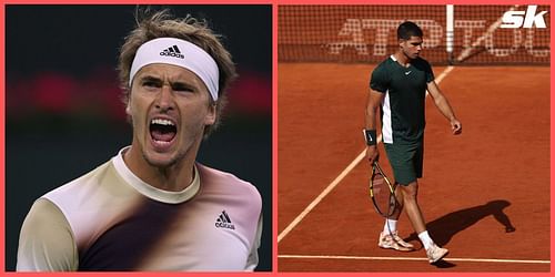 Alexander Zverev won his match while Carlos Alcaraz was eliminated by Sebastian Korda