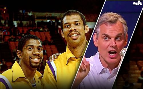 Colin Cowherd recently commented on Magic Johnson and Kareem Abdul-Jabbar's time with the Lakers.