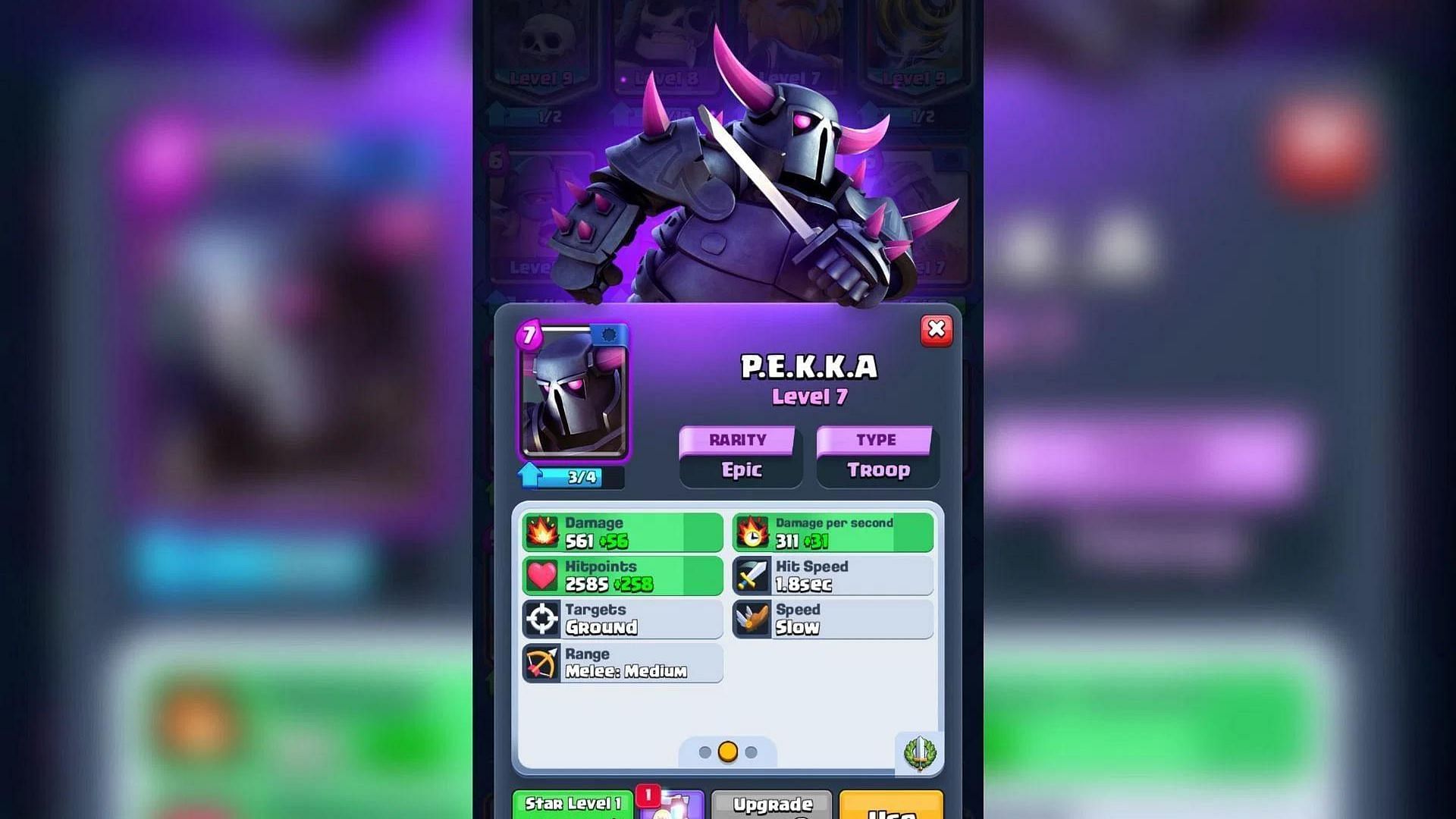Pekka Card in Clash Royale (Image via Sportskeeda)