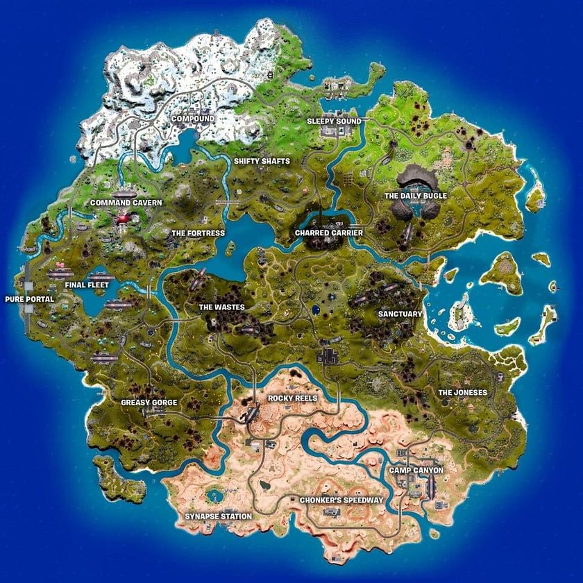 Fortnite Chapter 3 Season 3 concept map perfectly reimagines the ...