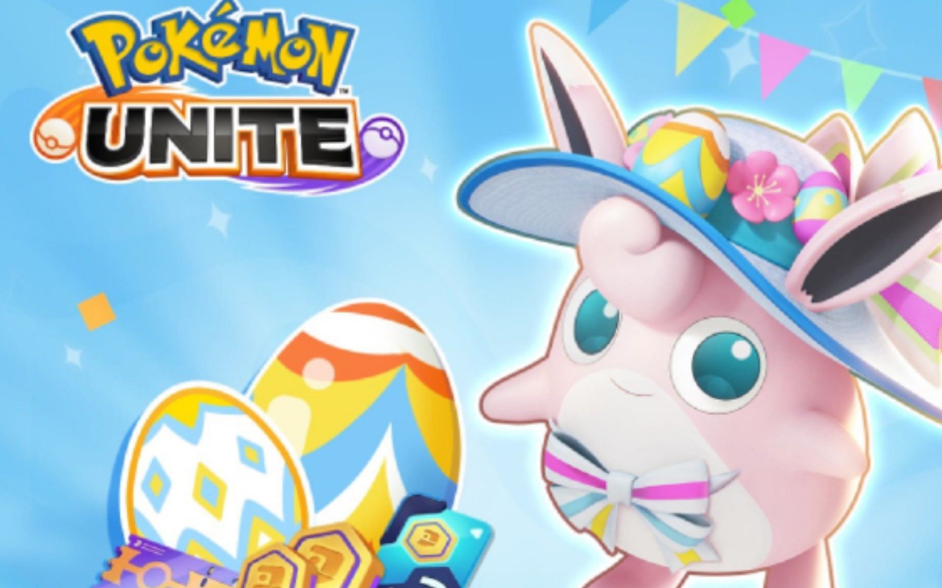 Players can earn eggs during the Easter event in Pokemon Unite (Image via Nintendo)