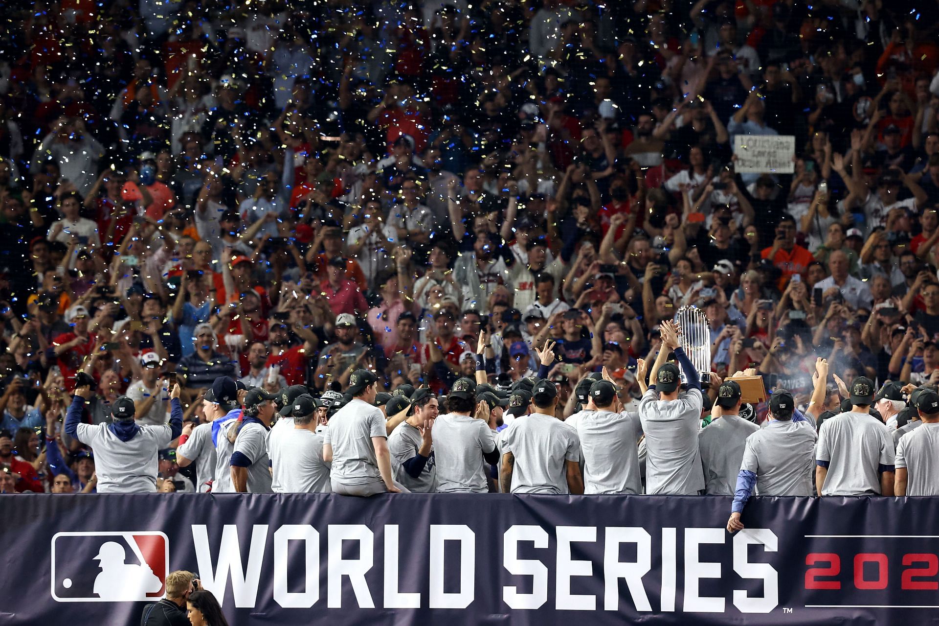 The World Series Champions Atlanta Braves