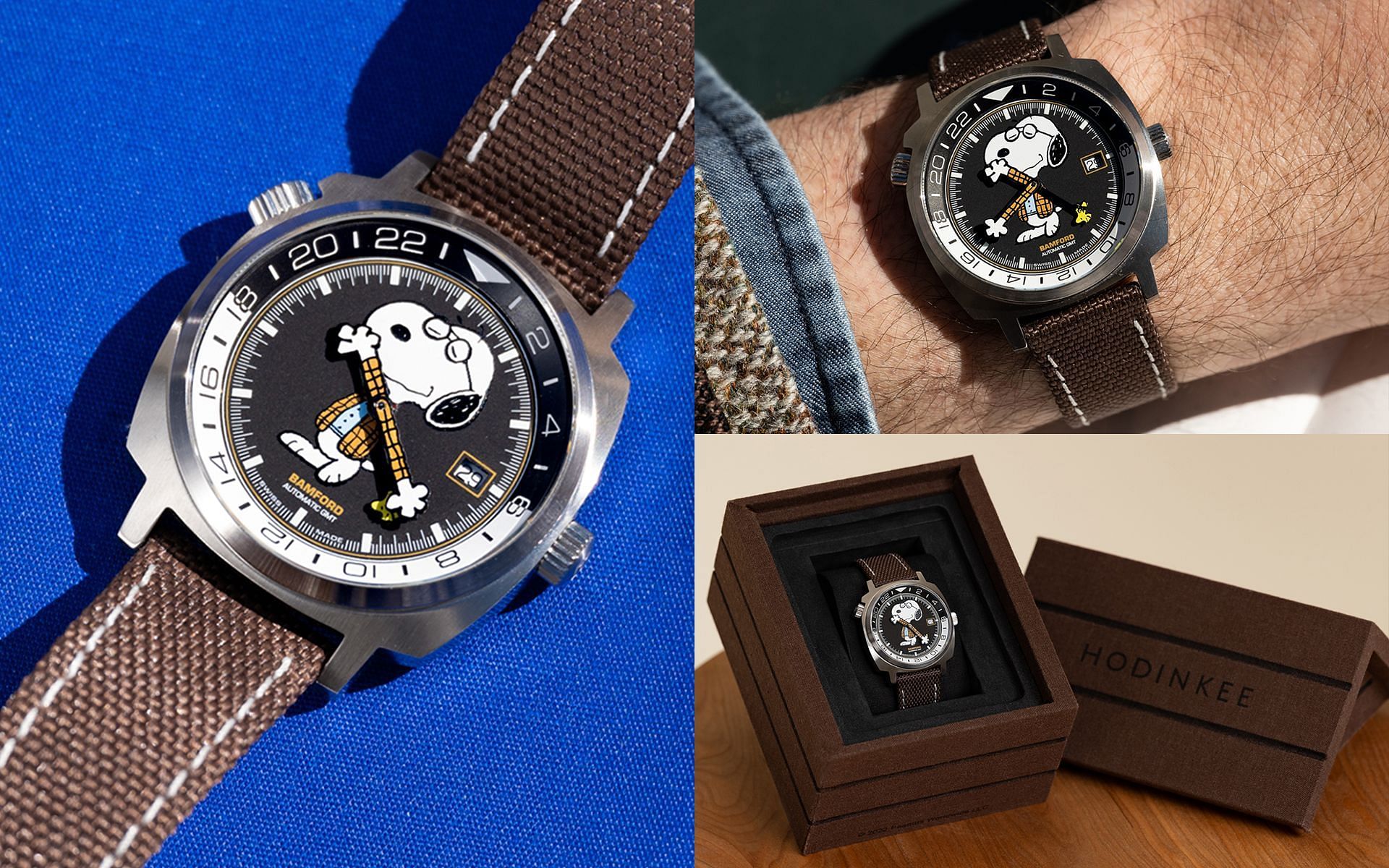 Hodinkee x Bamford London together launched Peanuts &quot;Joe Preppy&quot; GMT limited edition timepieces (Image via Sportskeeda)