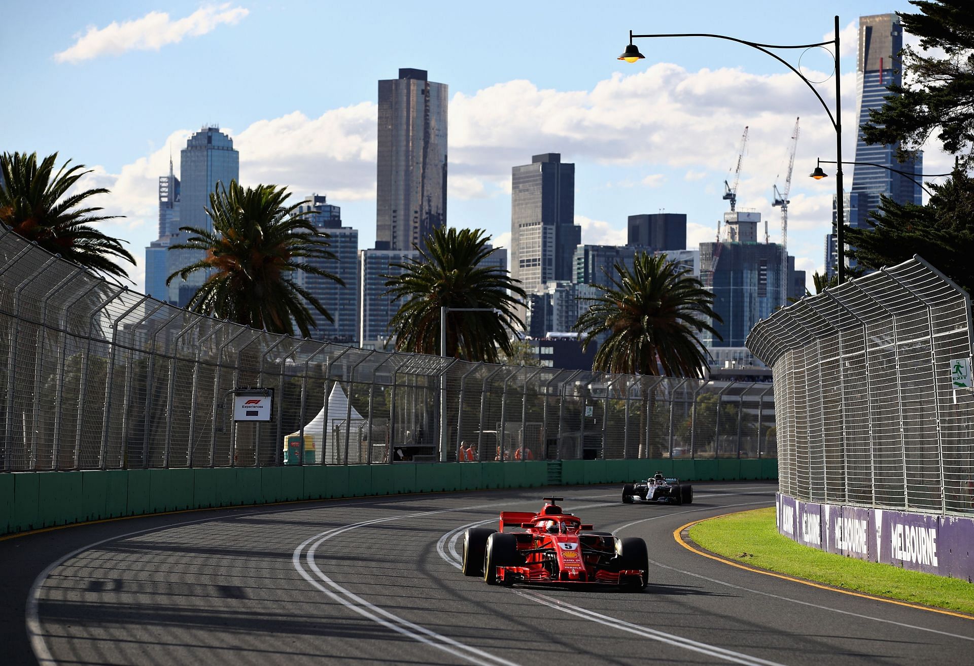 Australian F1 Grand Prix - Sebastian Vettel drives in Melbourne
