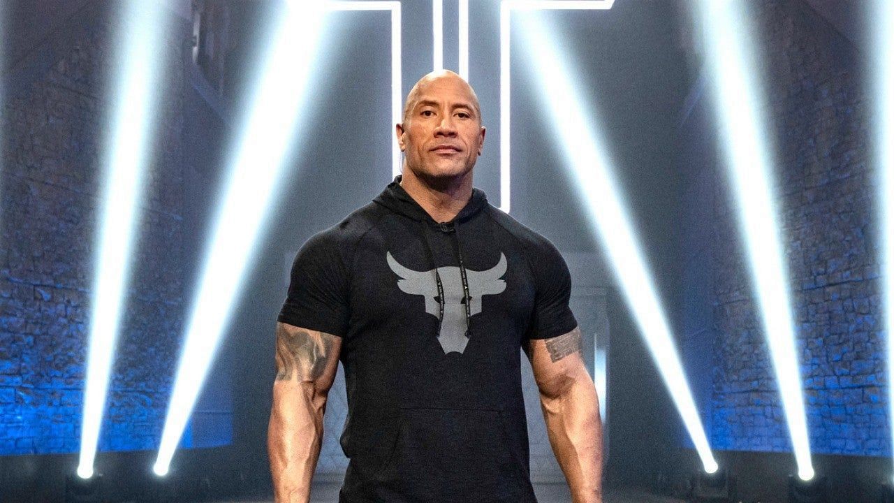 Dwayne Johnson in a promotional picture for The Titan Games