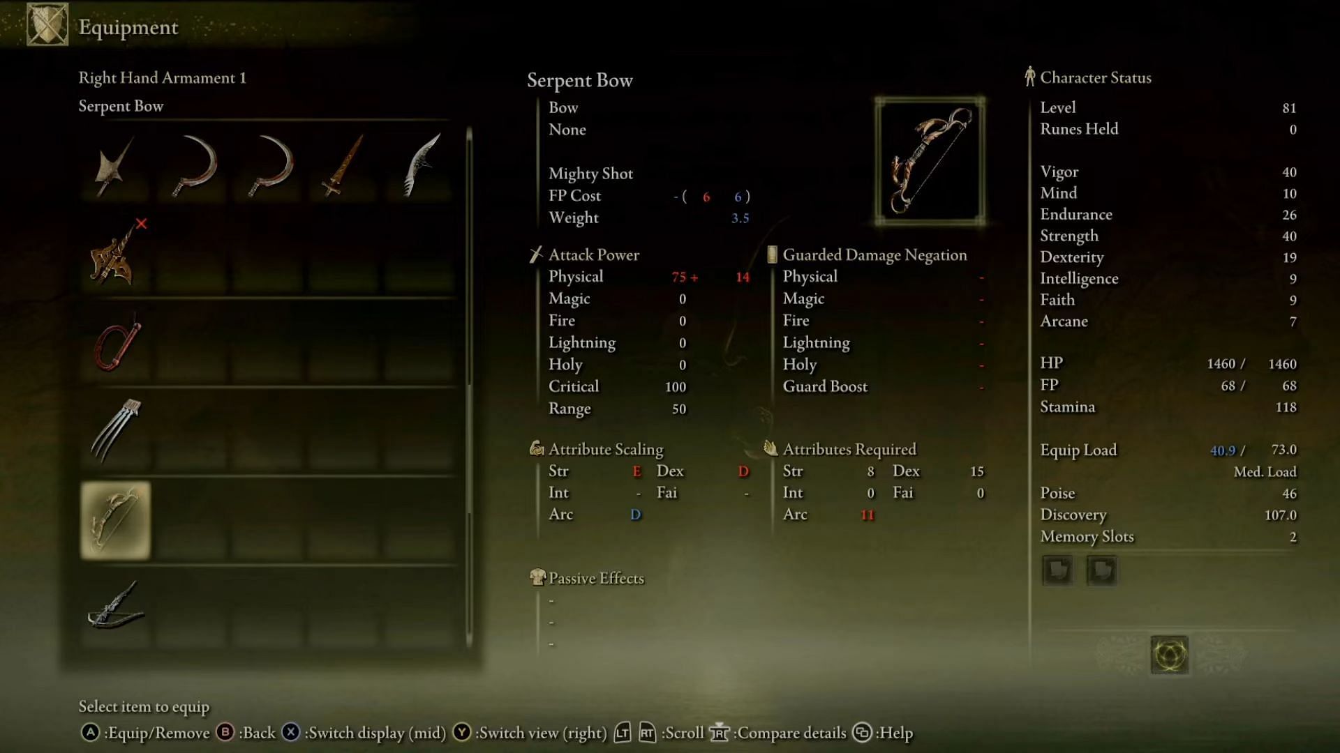 Serpent Bow can be used in some brilliant poison related builds within Elden Ring (Image via I Lap the Flash/YouTube)